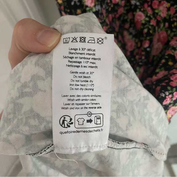 Sezane Pippae Dress Multicolor Floral Size Small - Picture 6 of 6